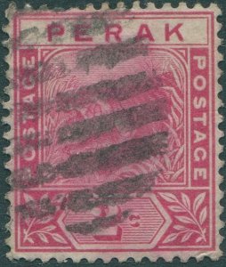 Malaysia Perak 1892 SG62 2c Tiger FU