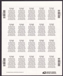 Scott #4120 Ella Fitzgerald (Black Heritage) Sheet of 20 Stamps - MNH