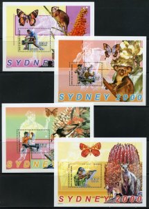 NIGER SYDNEY OLYMPIC GAMES LOT OF SEVEN DELUXE  SET SOUVENIR SHEETS MINT NH