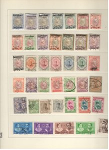 PERSIA COLLECTION ON STOCK SHEET MINT/USED