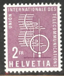 Switzerland Scott 10o9 MH* ITU stamp