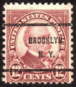 1931, US 12c, Grover Cleveland, Used, Brooklyn precancel, Sc 693