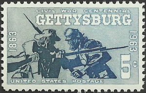 # 1180 MINT NEVER HINGED GETTYSBURG    