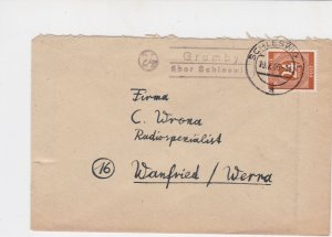 germany 1946 allied occupation stamps cover ref 18675