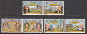 Jersey 289-294a MNH VF