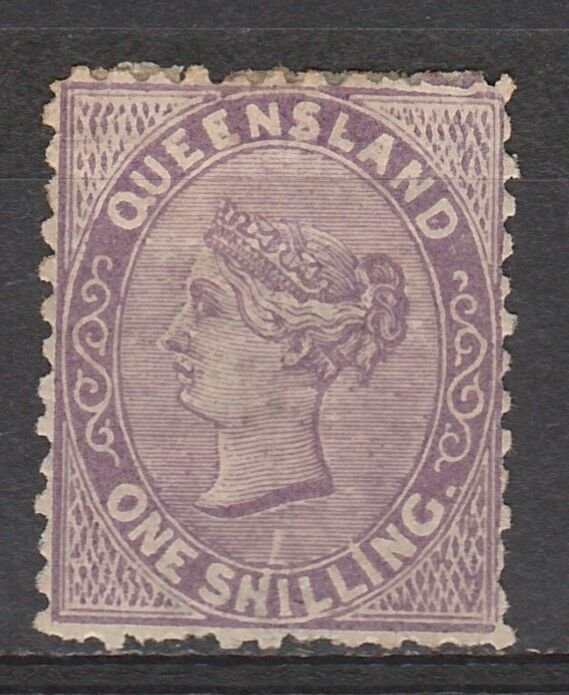 QUEENSLAND 1879 QV 1/-  