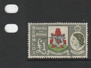 Bermuda 1953 £1 FU SG 150