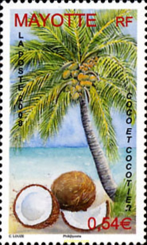 215449 MNH MAYOTTE 2008 COCO Y COCOTERO