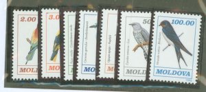 Moldova #75-81 Mint (NH) Single (Complete Set)