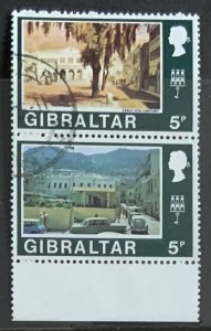 GIBRALTAR 1971 DEFINITIVE VIEWS 5d SG269/270 USED