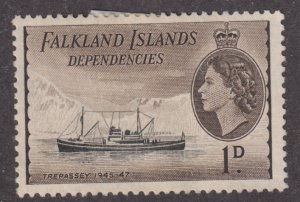 Falkland Islands 1L20 Trepassey 1954