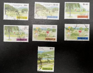 Jamaica: 1993  Jamaican Golf Courses, Fine Used Set