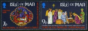 Isola di Man 205-331.5km 200-201, Mnh. Natale. Iyd. St.George Church,