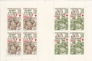 France 1978 MNH Sc B512a Booklet 'The Hare & the Tortoise', 'T...