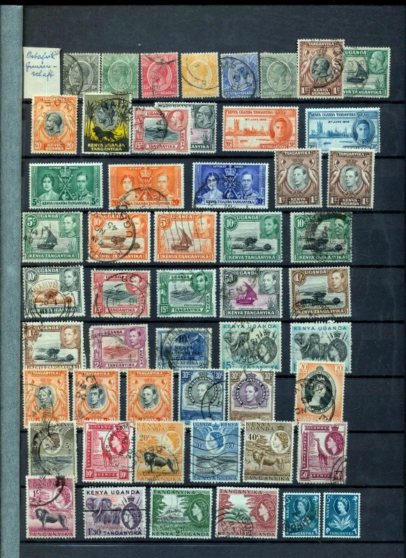 French Africa Mauritania Camerouns Natal Kenya Port.Cols OLD M&U(Apprx 350)NS552