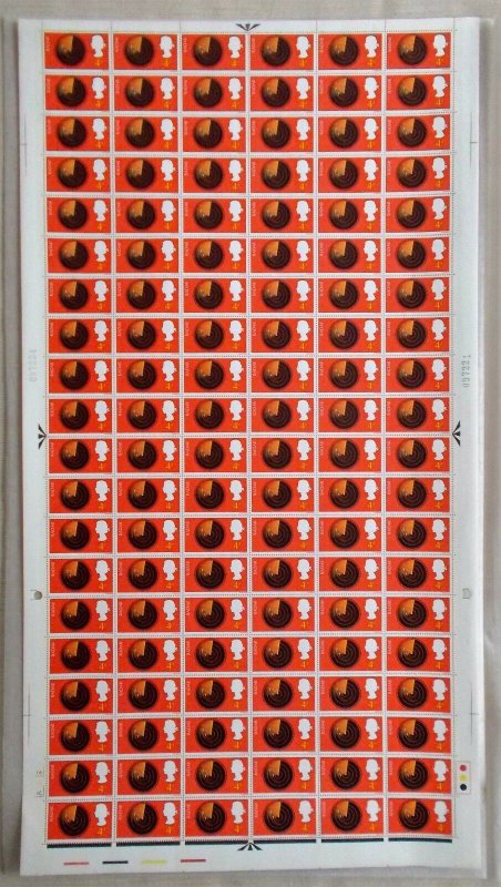 1967 Discoveries Set of 4 in Complete Sheets of 120 (SG752-755) With Flaws M/N/H