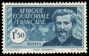 French Equatorial Africa #61  MNH - Paul Crampel (1937)