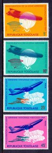 Togo - Scott #496-499 - MNH - SCV $2.15