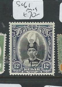 MALAYA KEDAH (PP0710B) SULTAN 12C  SG 61  MOG   COPY 2 