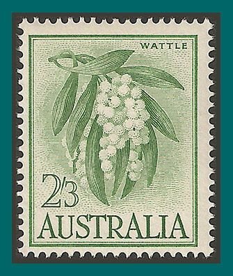 Australia 1964 Wattle Flowers, MNH #328a,SG324a