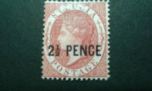  St Lucia #17 mint hinged e206 9904