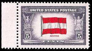 # 919 MINT NEVER HINGED AUSTRIA TEMP