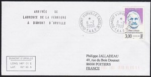 FRENCH ANTARCTIC TAAF 2000 cover - Dumont D'Urville........................B3886