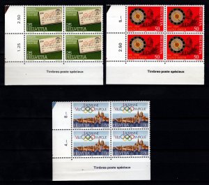 Switzerland 1984 Publicity Issue Block Set [Mint]