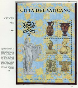 VATICAN CITY 1983  COMPLETE YEAR SET STAMPS MINT NH ON WHITE ACE ALBUM PAGES