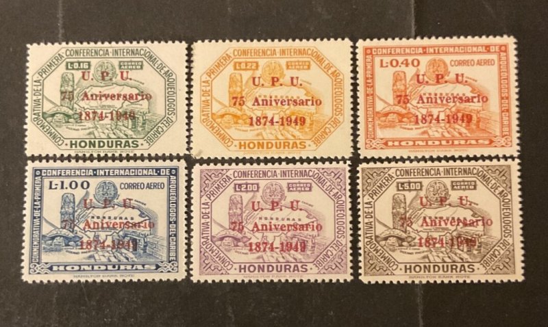 Stamps British Honduras Scott #C181-6 hinged