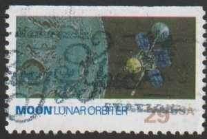 SC# 2571 - (29c) - Space Exploration, Moon & Lunar Orbiter, used single