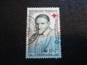Stamps - France - Scott# B327 - Used Part Set of 1 Stamp