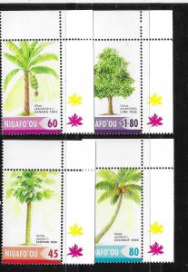 Tonga Niuafo'ou 2004 Trees Coconut Banana Papaya Sc 255-258 MNH A1967