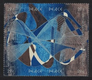 UN New York Intl Peace Day Roul Block of 4 1993 MNH SG#639-642