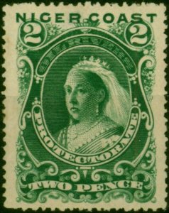 Niger Coast 1894 2d Green SG47 Good MM