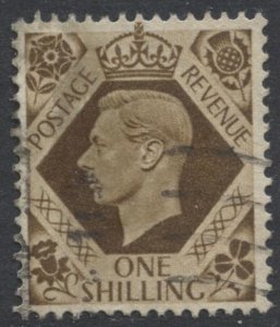 STAMP STATION PERTH GB - #248 KGVI Fine Used 1/-  1937-39