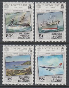 British Virgin Islands 466-469 MNH VF