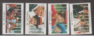 Grenada Scott #2007-2008-2011-2012 Stamps - Mint NH Set