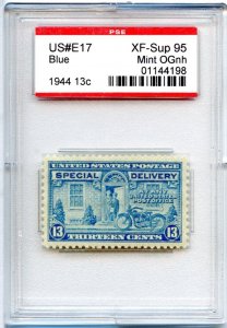 US SCOTT #E17 MINT-XF-SUP-OG-NH GRADED 95 PSE ENCAPSULATED SMQ $40 (8/14/24 GP)