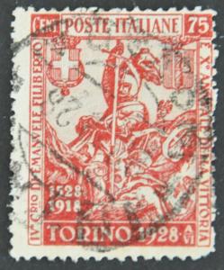 DYNAMITE Stamps: Italy Scott #205  USED