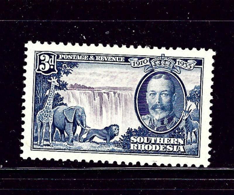 Southern Rhodesia 35 MH 1935 KGV Silver Jubilee