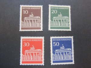 Germany 1966 Sc 952-55 MNH