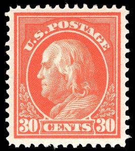 MOMEN: US STAMPS #420 MINT OG H VF/XF LOT #76870*