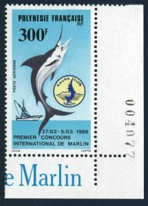 Fr Polynesia C217,MNH.Michel 448. International Marlin Fishing Contest,1986.