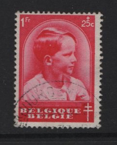 Belgium    #B185  used   1936  Prince Baudouin 1fr