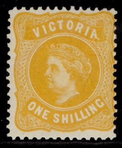 AUSTRALIA - Victoria QV SG381, 1s yellow, M MINT. Cat £80.