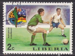 Liberia 676 World Cup Soccer 1974