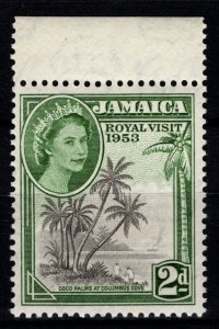 Jamaica 1953 Royal Visit, 2d Marginal [Mint]