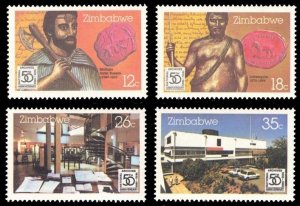 Zimbabwe 1985 Scott #515-518 Mint Never Hinged