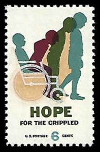 PCBstamps   US #1385 6c Crippled Children, MNH, (8)